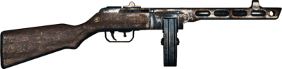 PPSH-41PNG图片 透明PPSH-41元素图PPSh-41