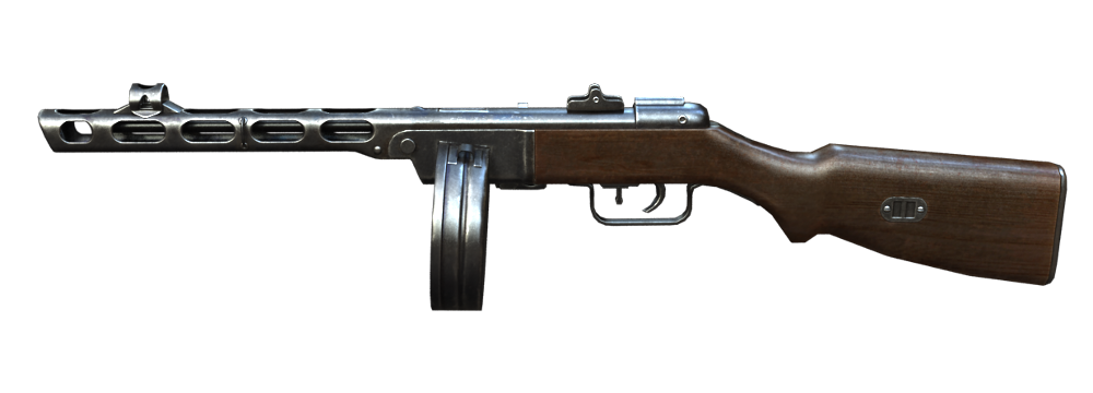 PPSH-41PNG免抠素材 PPSH-41透明图片