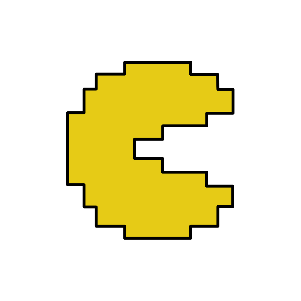 高清透明吃豆人元素图 Pac-Man PNG吃豆人图片