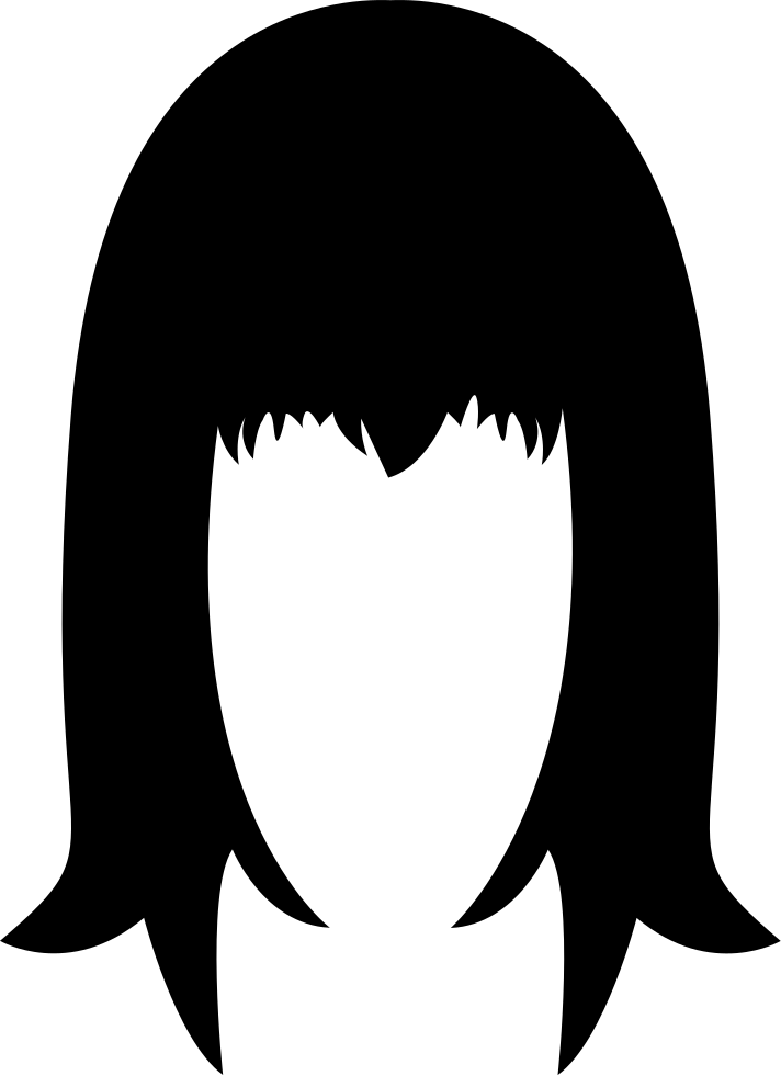 无色人们底图 假发PNG透明图