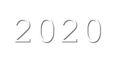 高清2020透明素材 免费2020无色底图