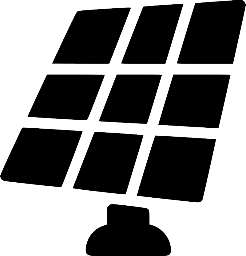 高清电子学透明素材 太阳能电池板无色PNG图