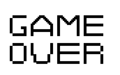 游戏结束透明素材PNG图片 游戏结束元素图