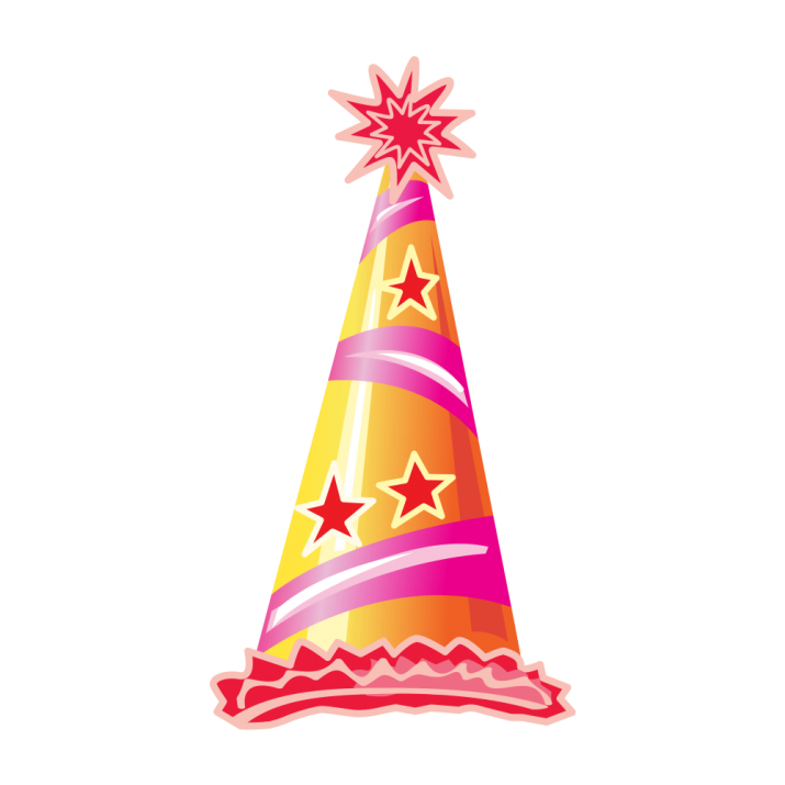 免费派对生日帽PNG透明图片 派对生日帽元素图