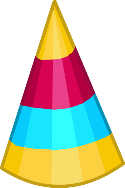 假期PNG透明底图 派对生日帽PNG元素图