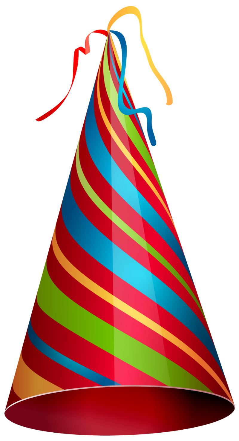 无色透明PNG素材 派对生日帽元素底图