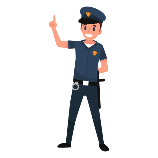 免费高清警察PNG素材 透明警察无背景图