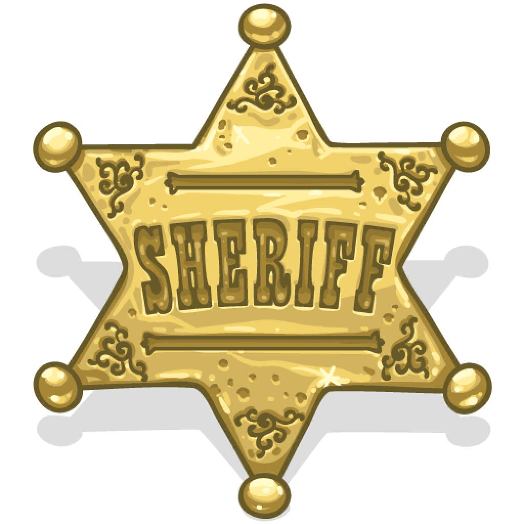 免费符号透明元素图 Sheriff警长PNG图片