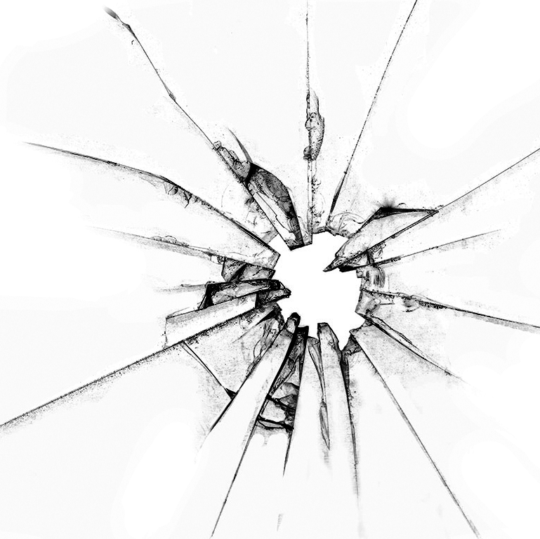 碎玻璃透明素材PNG图片 碎玻璃元素图