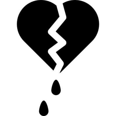 心碎了PNG素材 透明心碎了元素图