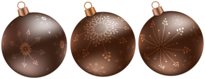 高清透明圣诞小玩意元素图 Christmas Bauble PNG圣诞小玩意图片