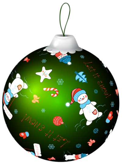 圣诞小玩意PNG图片 透明圣诞小玩意元素图Christmas Bauble