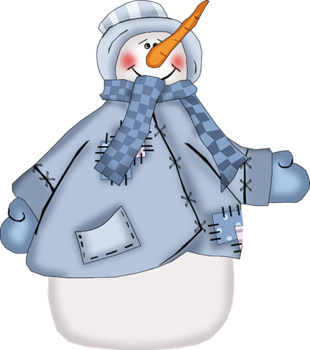 无色其他的底图 雪人PNG透明图
