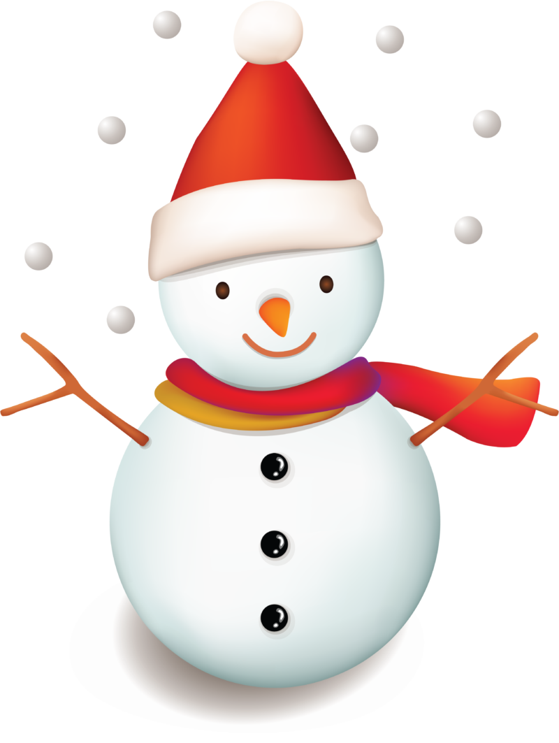 雪人PNG免抠素材 雪人透明图片