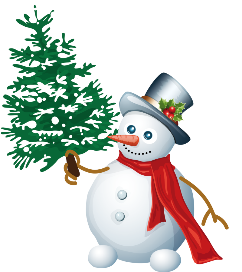 雪人高清透明PNG图片 雪人PNG元素图